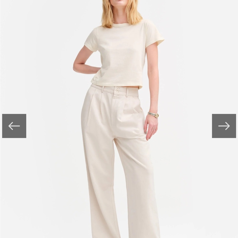MATE the Label Tencel Twill Pleated Pant